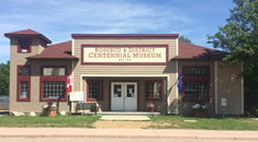 Corner view of newly opened museum addition
