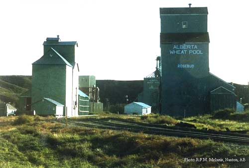 Picture of Rosebud Seed Cleaning Plant and the repurposed Wheat Pool Elevator
